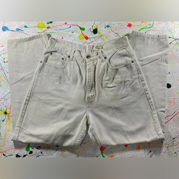Eddie Bauer White Jeans - Picture 1 of 7